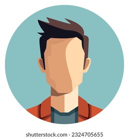 User icon. Avatar. Userpic isolated on white background.