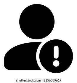 Icono de usuario con color negro