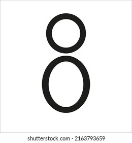 user icon black and white