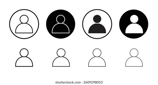 User Icon Black and white logo