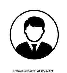 User icon business profile, avatar, Person Profile, User silhouette isolated on transparent background icon