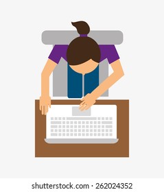 user icon design, vector illustration eps10 graphic 