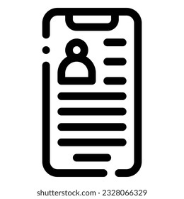 Icono de usuario. Concepto de marketing digital. Icono de esquema