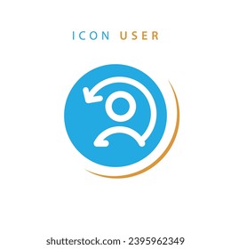 User icon with fill and line vector type. Contains icons like male, female, profile, personal qualities and many other nice icons. It is suitable for applications and websites.