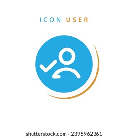 User icon with fill and line vector type. Contains icons like male, female, profile, personal qualities and many other nice icons. It is suitable for applications and websites.