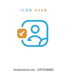 User icon with fill and line vector type. Contains icons like male, female, profile, personal qualities and many other nice icons. It is suitable for applications and websites.