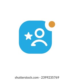 User icon with fill and line vector type. Contains icons like male, female, profile, personal qualities and many other nice icons. It is suitable for applications and websites.