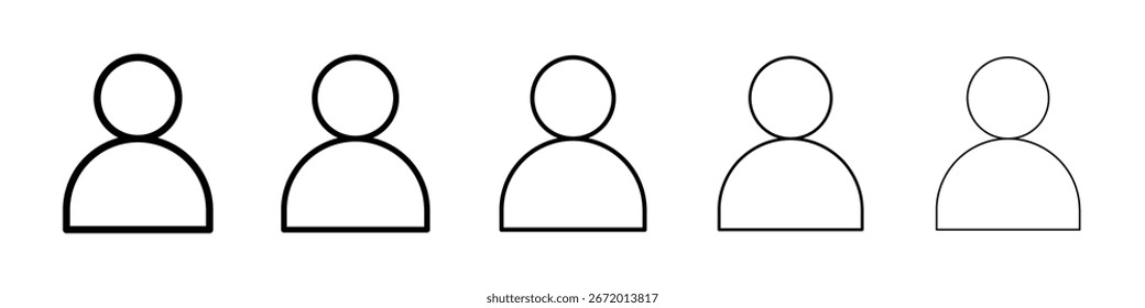 Icono de usuario llenado concepto de signo plano para el Diseño web.