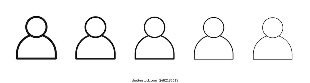 Benutzersymbol, flache Illustration, Logo
