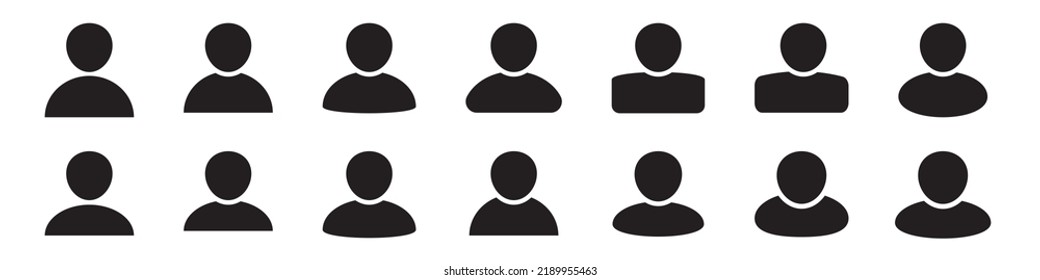 User icon in flat style, Person icon, User icon for web site, User sign vector illustration.
