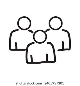 User icon in flat style, Person icon, User icon for web site, User icon vector illustration