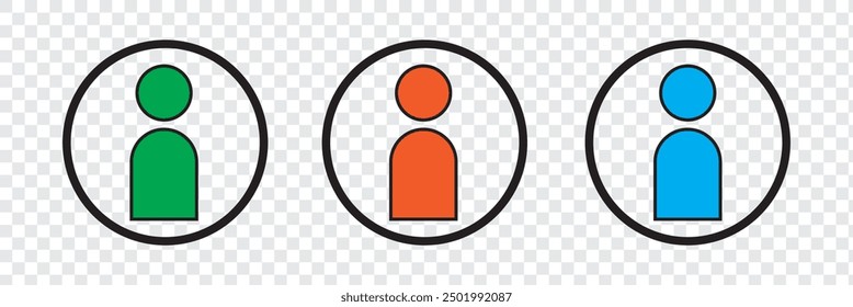 Icono de usuario en estilo plano, Icono de persona, Icono de usuario para Sitio web, Icono de usuario Ilustración vectorial