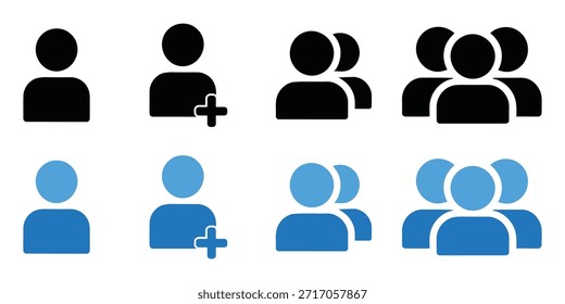 Icono de usuario en estilo plano. Icono de persona. Vector de icono de perfil de usuario. avatar de usuario. Icono de usuario de Perfil. Ilustración vectorial 