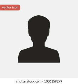 user icon in flat style for you design. avatar