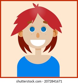 Icono de usuario. Vector de caracteres dibujado a mano. estilo plano, iconos de diseño moderno.