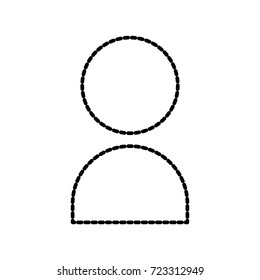 user icon human person symbol avatar login web