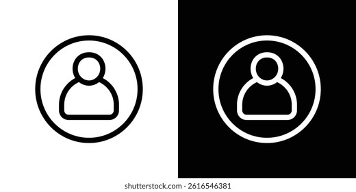 User icon icons and symbol set. trendy illustration