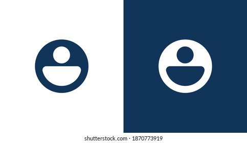 Icono de usuario símbolo vectorial aislado