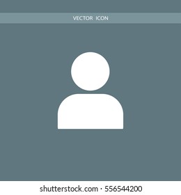 ícone do usuário ilustração vetor, pode ser usado para web e design.