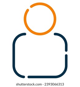 User icon Illustration for web, app, infographic