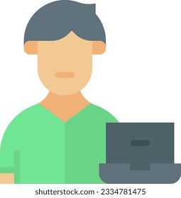 User Icon image. Suitable for mobile application.