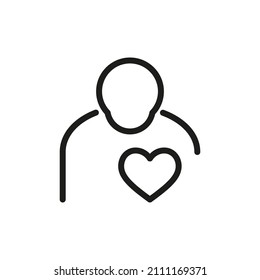 Icono de usuario aislado en fondo blanco. Símbolo personalizado para su sitio web, logotipo, aplicación, interfaz de usuario.