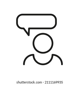 User Icon Isolated on White Background. Custom Symbol For Your Website, Logo, App, User Interface.
