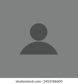 User Icon isolated on white background,  People and person icon. 