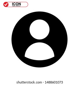 
user icon isolated sign symbol vector illustration - high quality black style vector icons
