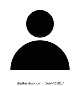 user icon isolated vector illustration