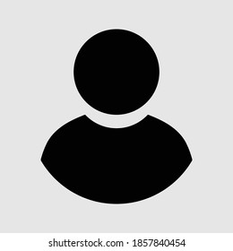 user icon isolated vector illustration