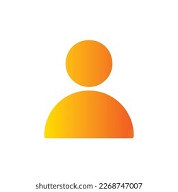 Benutzersymbol mit isolierter Vektorgrafik und transparentem Hintergrund