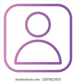 Benutzersymbol mit isolierter Vektorgrafik und transparentem Hintergrund