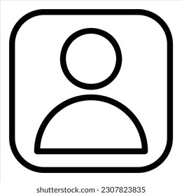 Benutzersymbol mit isolierter Vektorgrafik und transparentem Hintergrund