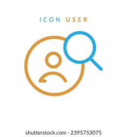 User icon with line vector type. Contains icons like male, female, profile, personal qualities and many other nice icons. It is suitable for applications and websites.