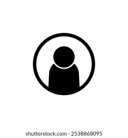 Ícone de usuário logotipo design. símbolo de pessoa e símbolo. ícone de pessoas. 