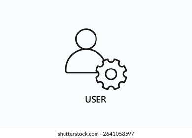 User Icon Or Logo Isolated Illustration