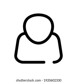 user icon or logo isolated sign symbol vector illustration - high quality black style vector icons
