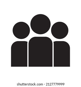 icono de usuario o logotipo símbolo de signo aislado ilustración vectorial - Colección de iconos vectoriales de estilo negro de alta calidad