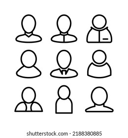 user icon or logo isolated sign symbol vector illustration - Collection of high quality black style vector icons
