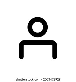user icon or logo and  Vector illustration isolated on a white background. Premium quality for mobile apps, user interface, presentation, and website. pixel perfect icon