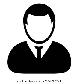 User Icon - Man, Businessman, Client, Manager, Profile Vector illustration