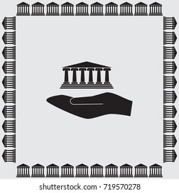 User icon, man vector illustration