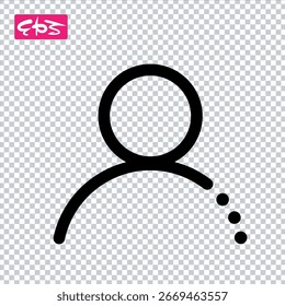 Icono del usuario, icono del miembro, icono del equipo, archivo de ilustración del icono del Vector del formato EPS