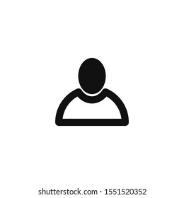 User icon. New trendy user vector illustration symbol.