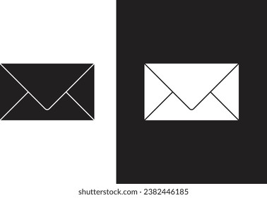 User Icon on black and white background. Vector illustration, EPS 10.