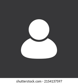 Icono de usuario en fondo gris