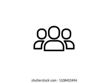 User Icon Outline Vector