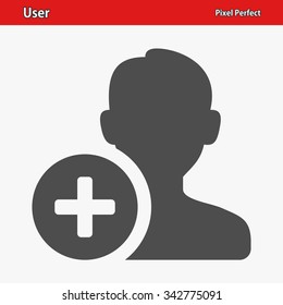 User Icon. Professional, pixel perfect icons optimized for both large and small resolutions. EPS 8 format.