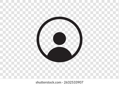 User icon. profile, avatar, Person Profile, User silhouette isolated on transparent background, icon for app or web site, user PNG - Powered by Shutterstock - Get 15% off with code: PIKWIZARD15